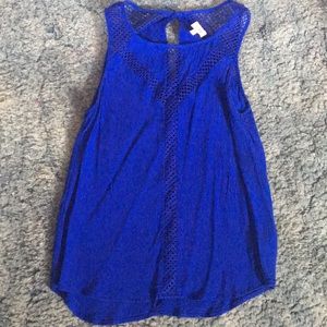 Royal blue tank top